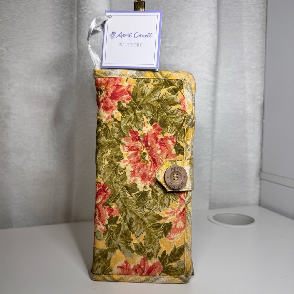 April Cornell For Silvestri Fabric Passport Wallet